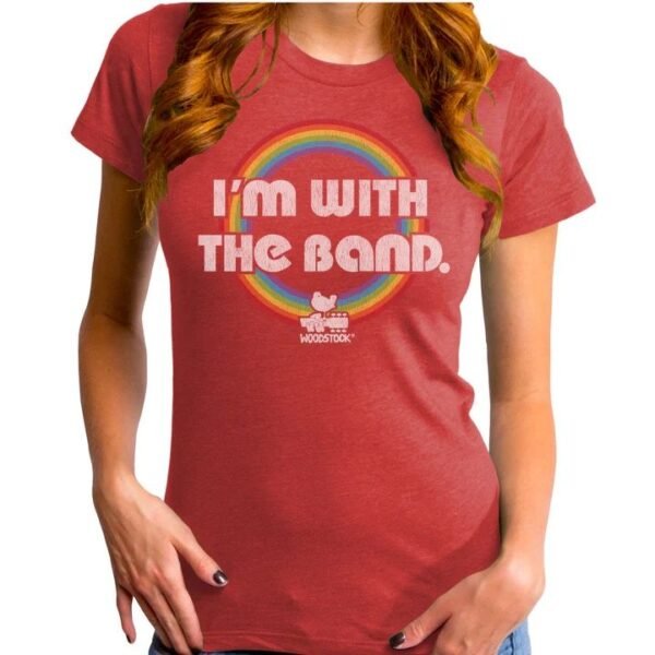 Woodstock T-Shirt / I'm with the band Rainbow Tee
