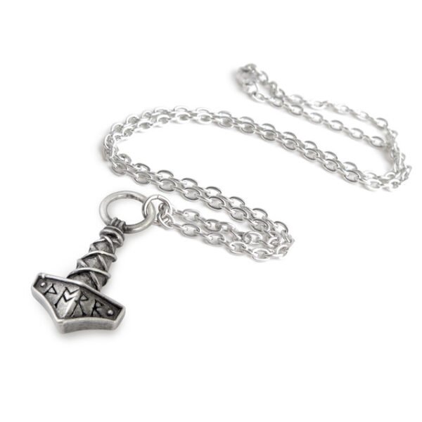 Thor's Hammer Amulet Necklace Pendant by Alchemy Gothic 1977