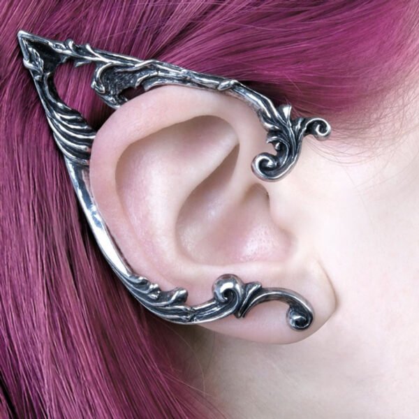 Victorian Romance Pewter Fairy Elf Earwraps Earrings