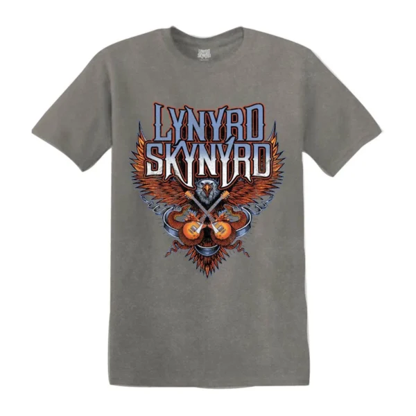 Lynyrd Skynyrd T-Shirt 70's 80's 90's Southern Rock Guitar Eagle Tee Unisex