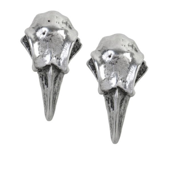 Crow Eaven Skull Earrings