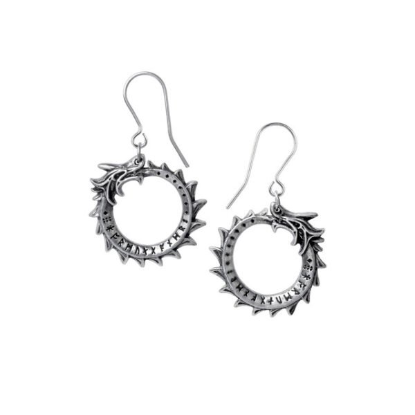 Jormungand Serpent Earrings