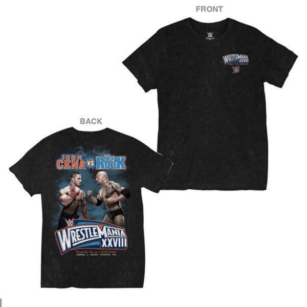 WWE T-Shirt / Rock vs. John Cena Wrestlemania