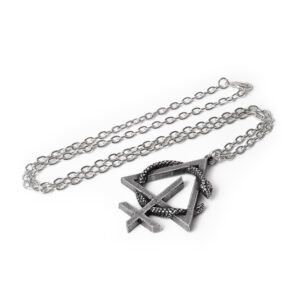 Pewter Behemoth Snake Necklace