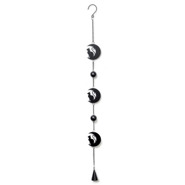 Magik Mystic Black Cat Moon Hanging Decoration